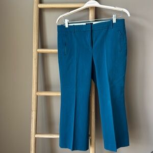 J.Crew, size 12, teal blue, teddie style pants